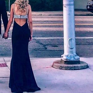 black long prom dress